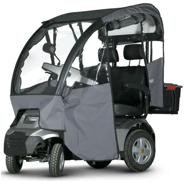 Afikim Afiscooter S4 4-Wheel Mobility Scooter with Hard Top Canopy