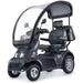 Afikim Afiscooter S4 4-Wheel Mobility Scooter with Hard Top Canopy