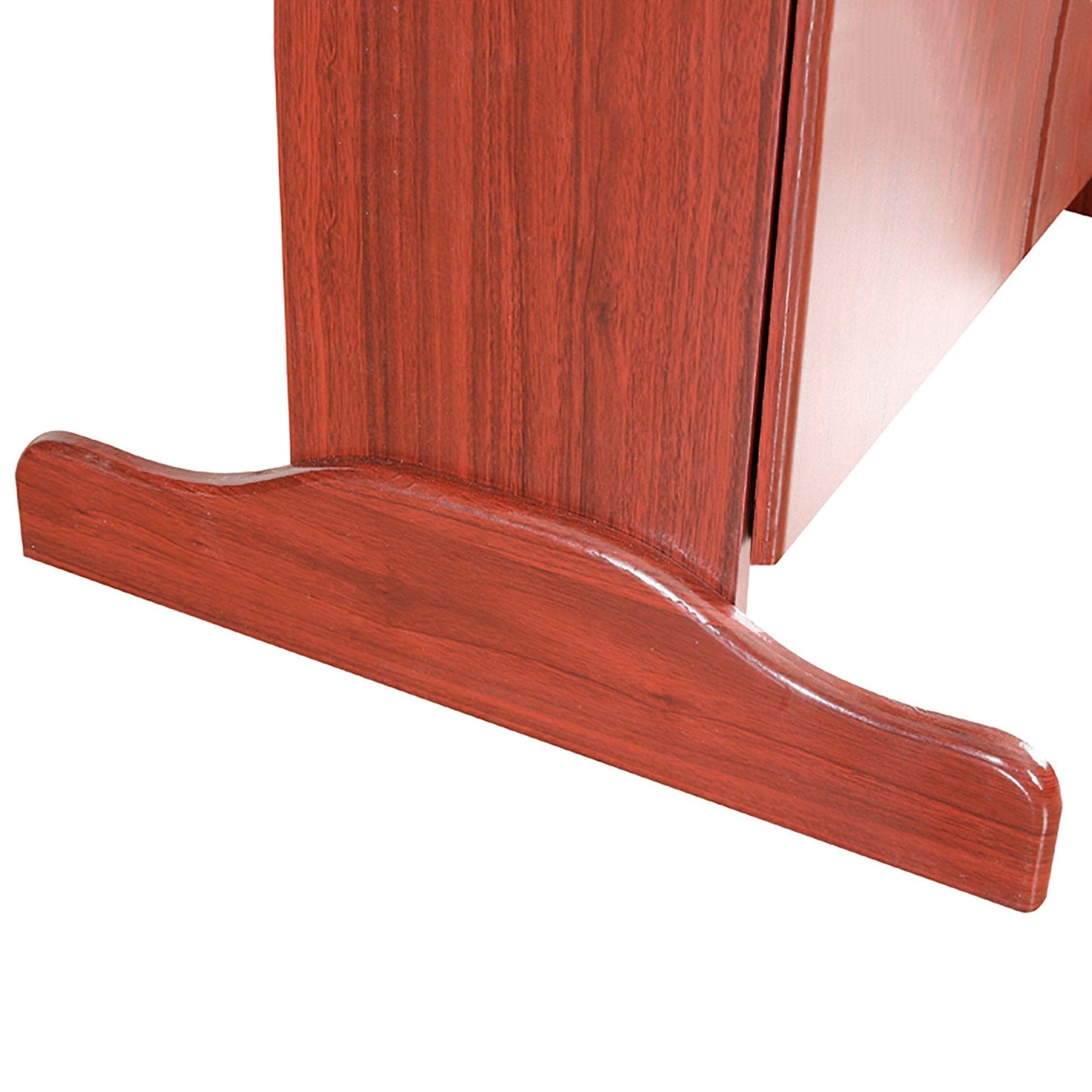 Hathaway Outlaw Free Standing Cherry Dartboard Cabinet Set - BG1040