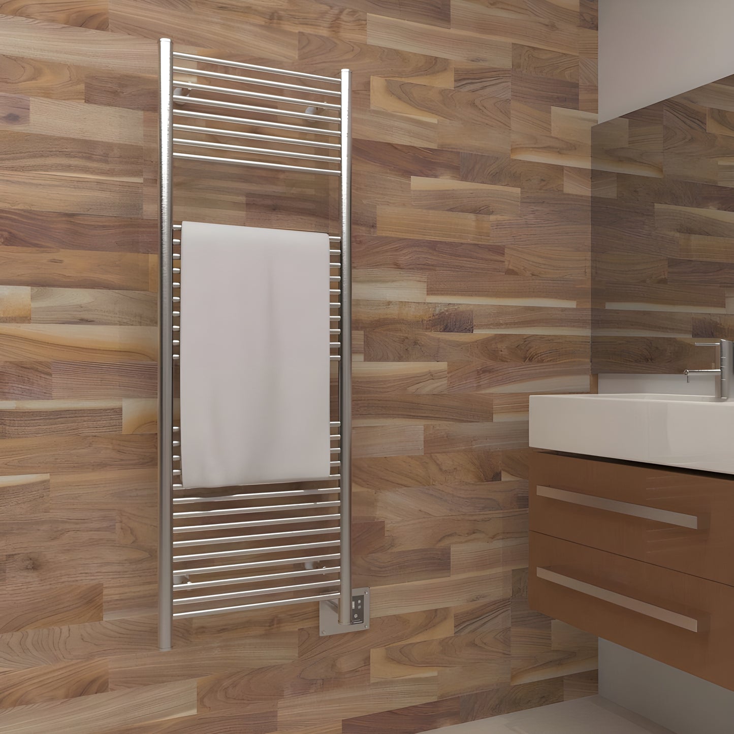 Amba Quadro  Hardwired Towel Warmer - 20.5"w x 54.5"h - Q2054