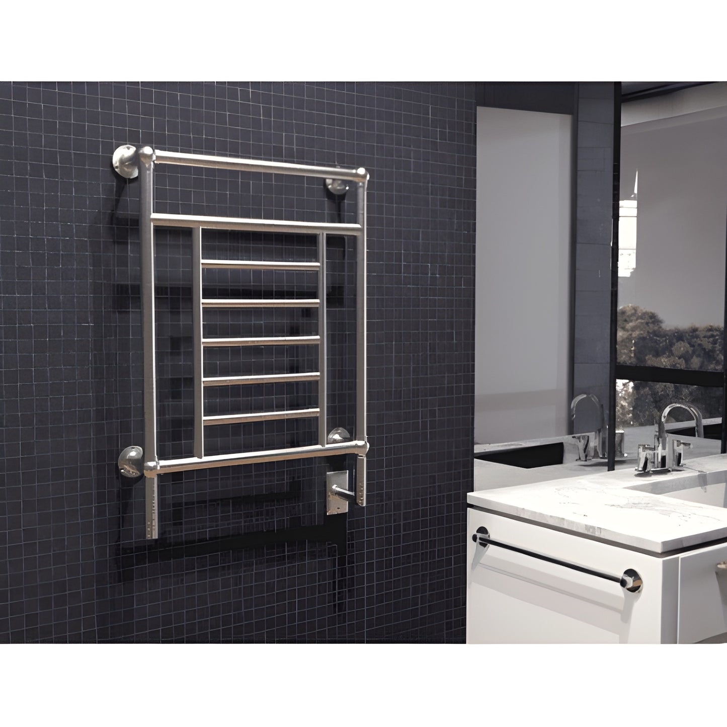 Amba Traditional  Hardwired Towel Warmer - 25.25"w x 35.75"h - T-2536