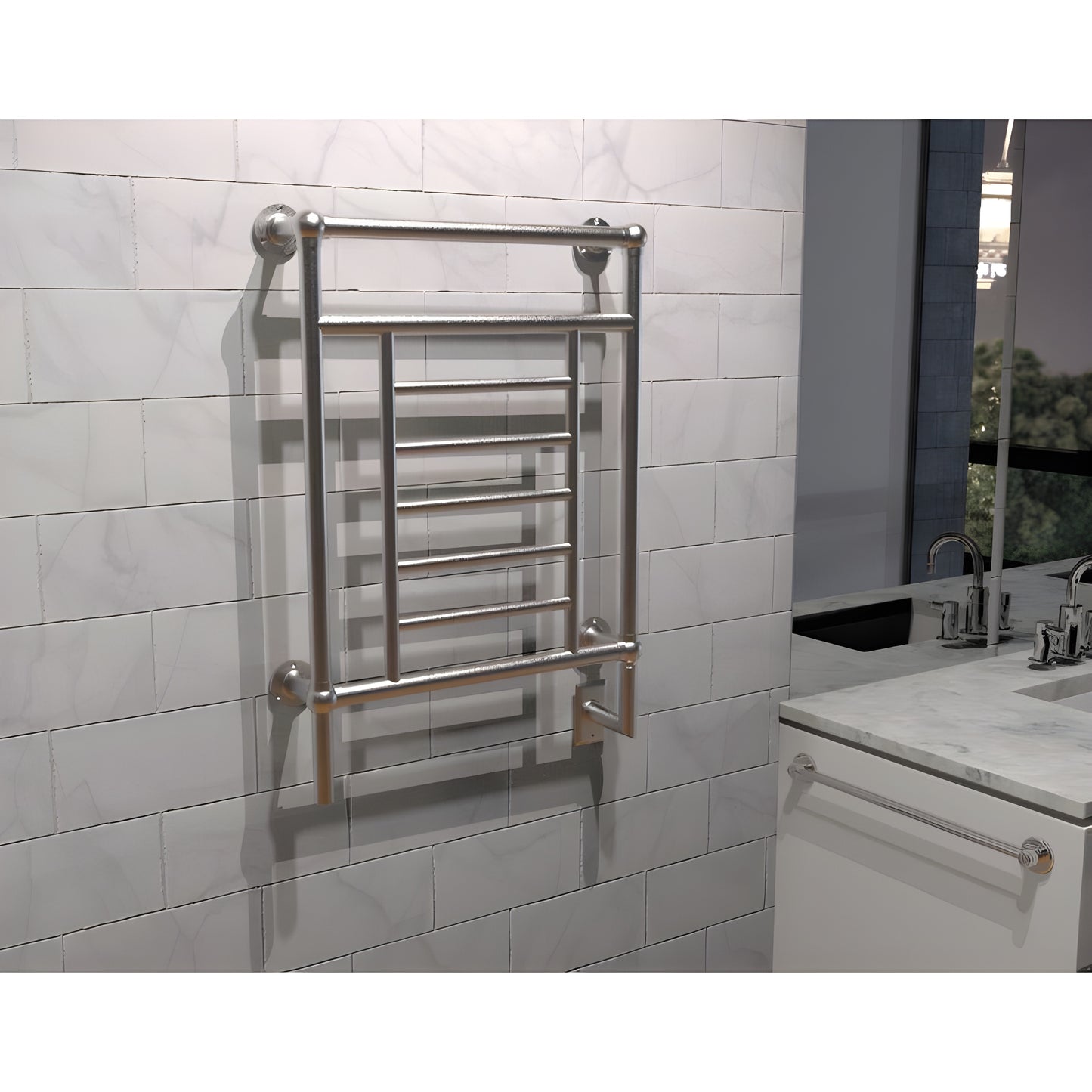 Amba Traditional  Hardwired Towel Warmer - 25.25"w x 35.75"h - T-2536