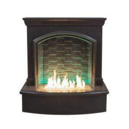 American Fyre Designs Small Firefall With Artisan Glass - 690-xx-52-M5xC
