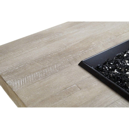 American Fyre Designs Reclaimed Wood Bordeaux Square Fire Bowl - 430-xx-xx-M6xC