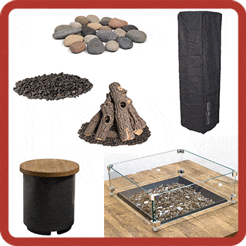 American Fyre Designs Cosmopolitan Rectangle Firetable - 635-xx-11-M4xC
