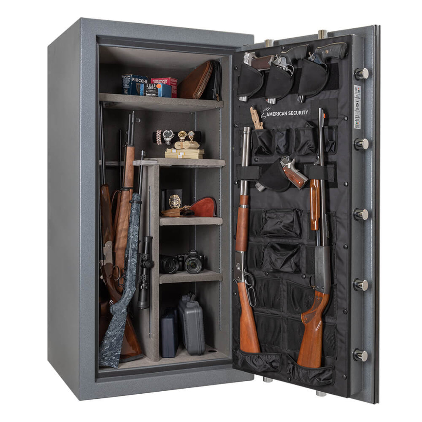 Liberty Safe AMSEC NF6030 American Security NF Gun Safe - AMG NF-6030E1 Gun Metal Gray