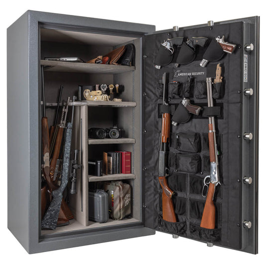 Liberty Safe AMSEC NF6036 American Security NF Gun Safe - AMG NF-6036E1 Gun Metal Gray