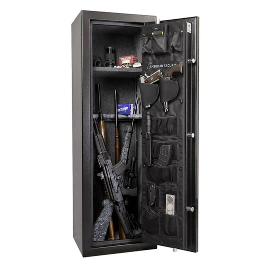 Liberty Safe AMSEC TF5517 American Security TF Gun Safe - AMG TF5517E5 Black Chrome