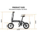 Aostirmotor M20 350W 36V Lightweight Folding Electric Bike