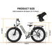 Aostirmotor Queen 1000W 52V All-Terrain Electric Bike