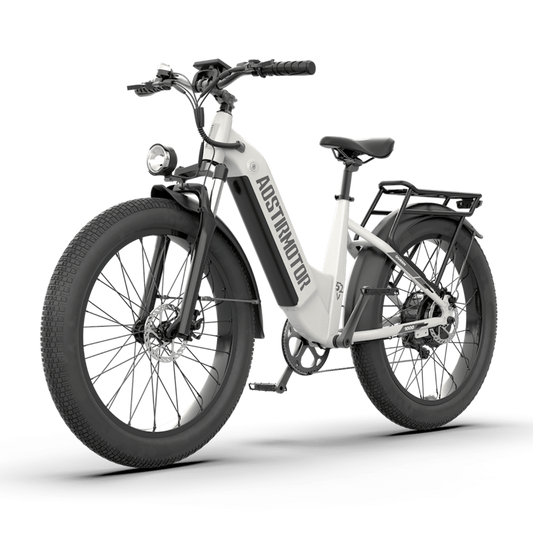 Aostirmotor QUEEN 1000W 52V All Terrain Step-Thru Fat Tire Electric Bike
