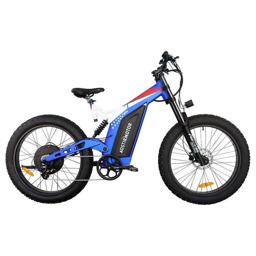 Aostirmotor S17-1500W 1500W 48V Full-Suspension Mountain Electric Bike