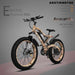 Aostirmotor S18-1500W Snakeskin Grain 1500W 48V Fat Tire Mountain Electric Bike