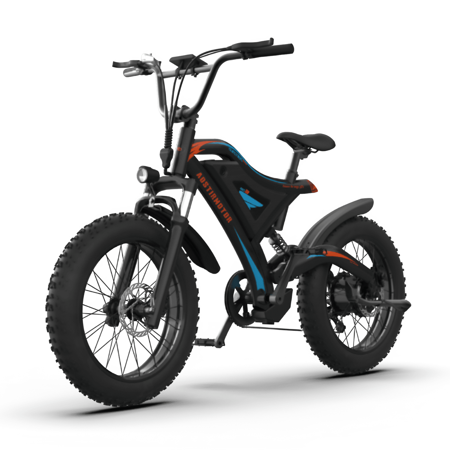 Aostirmotor S18-MINI 48V 500W Mini Fat Tire Electric Bike