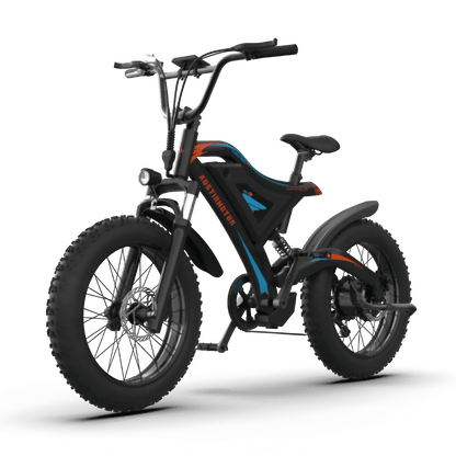 Aostirmotor S18-MINI 48V 500W Mini Fat Tire Electric Bike