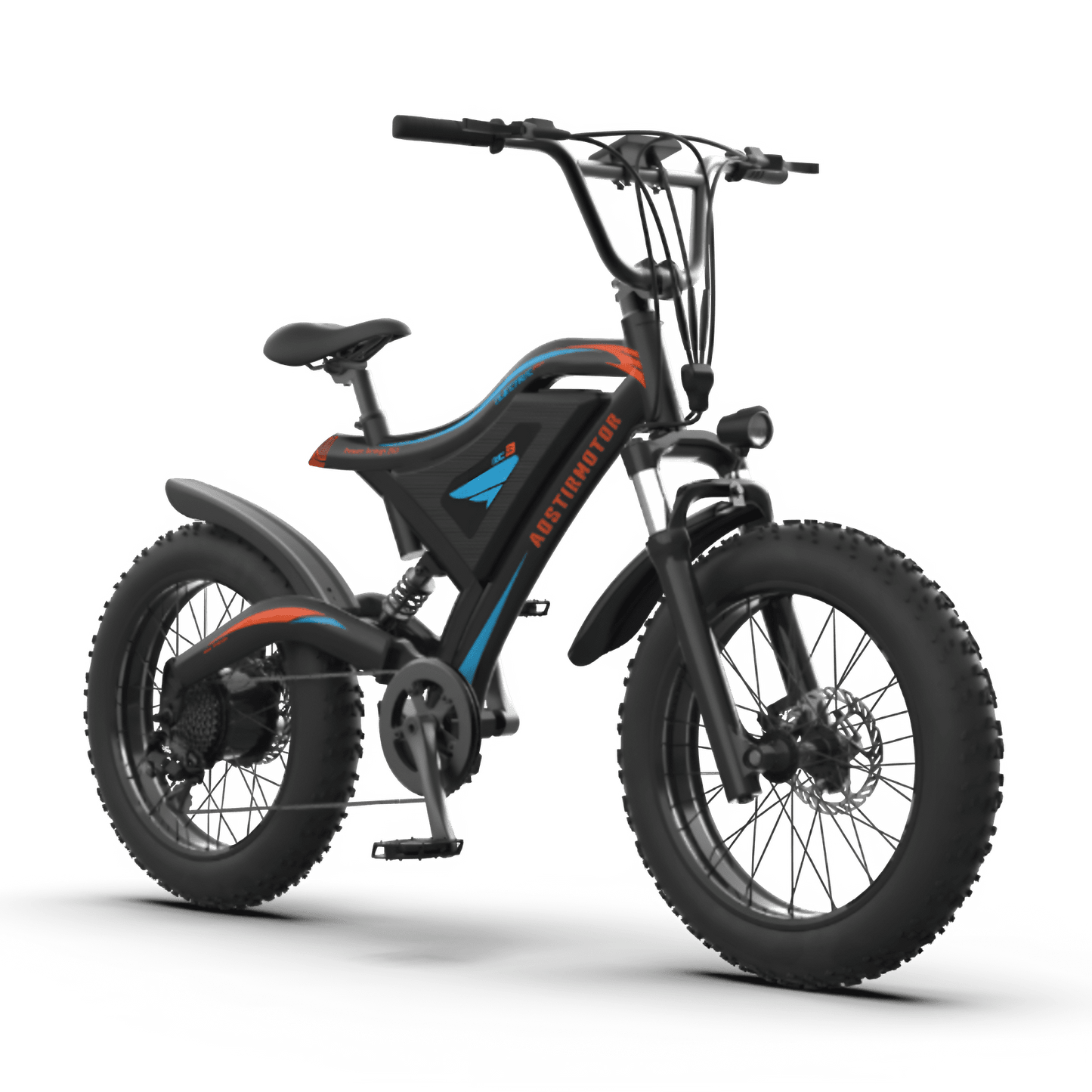 Aostirmotor S18-MINI 48V 500W Mini Fat Tire Electric Bike