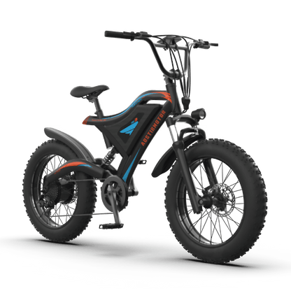Aostirmotor S18-MINI 48V 500W Mini Fat Tire Electric Bike