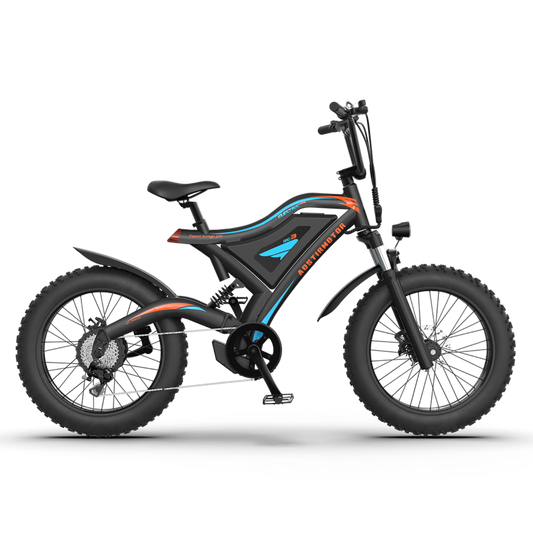 Aostirmotor S18-MINI 48V 500W Mini Fat Tire Electric Bike