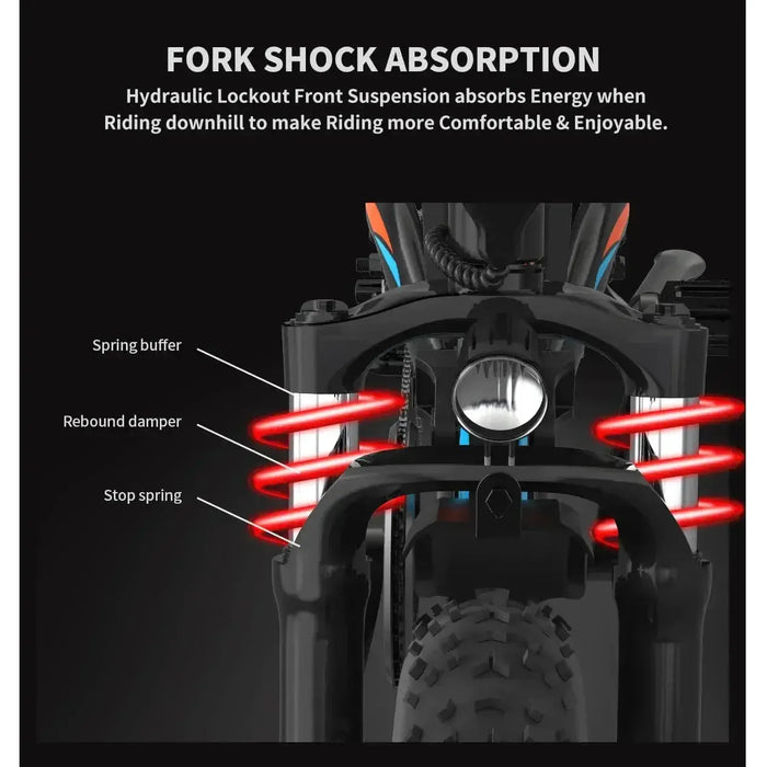 Aostirmotor S18-MINI 500W 48V Fat Tire Mountain Electric Bike