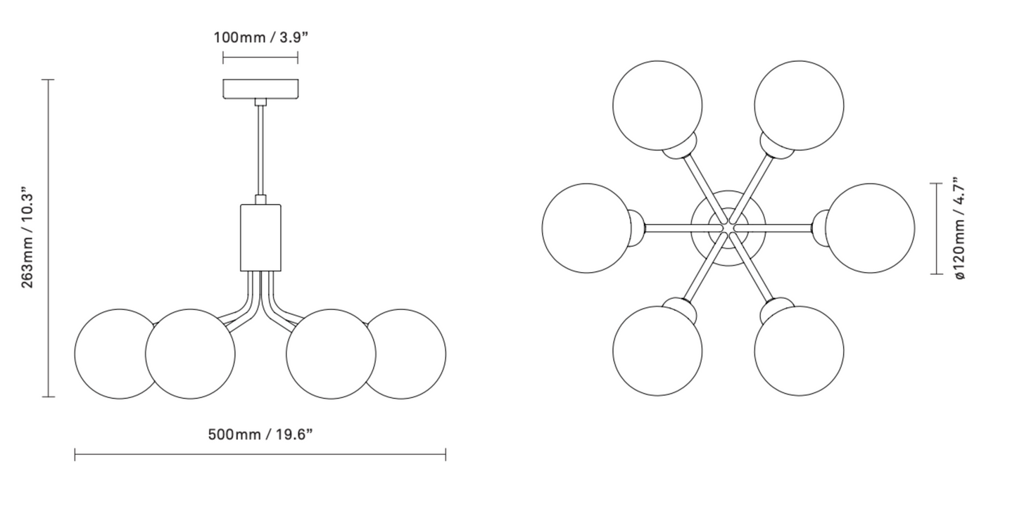 Nuura Apiales 6 Pendant - 3053009