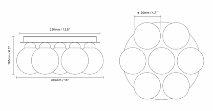 Nuura Apiales 7 Plafond - 3059012