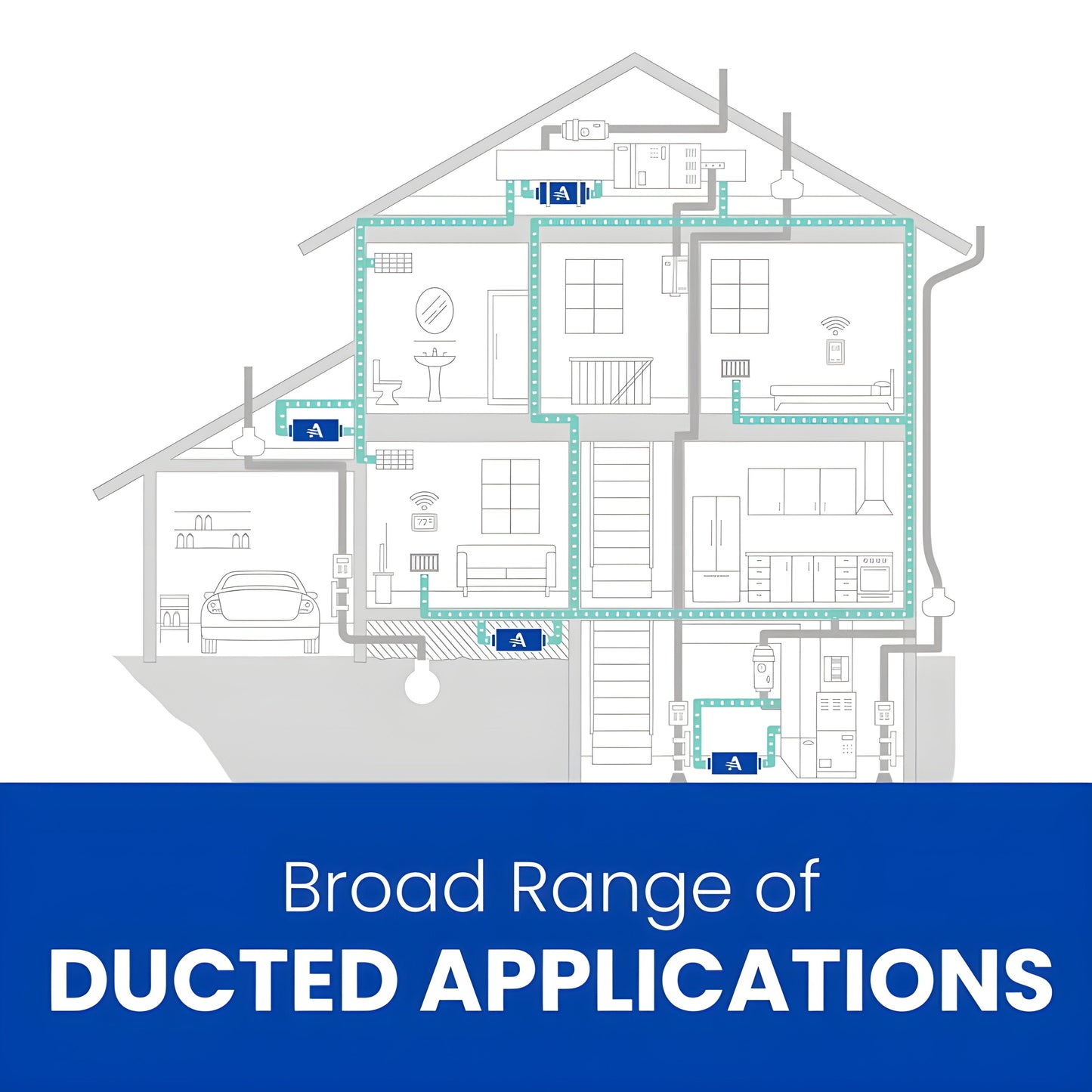 AprilAire E130 130 Pint Energy Star Whole House Dehumidifier - ap11787