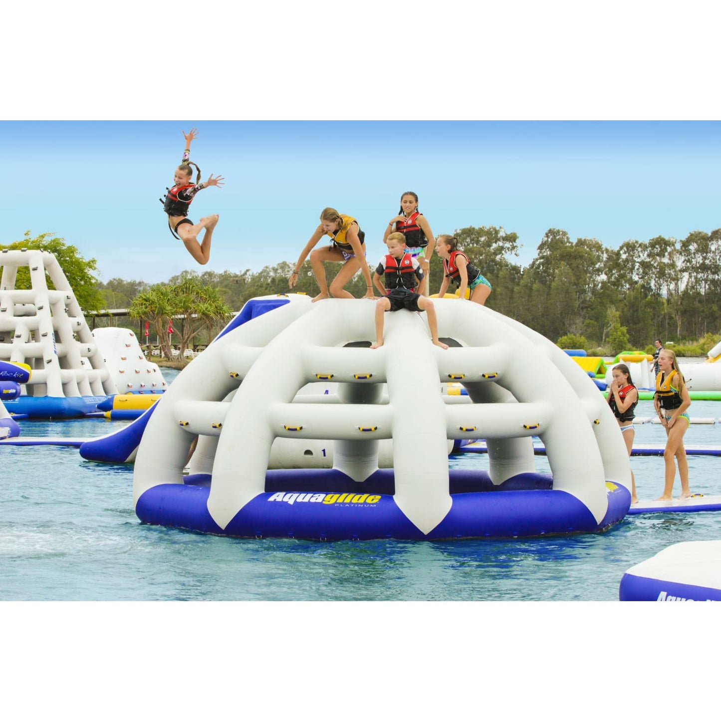 Aquaglide Thunderdome Climbing Mountain- 585219661