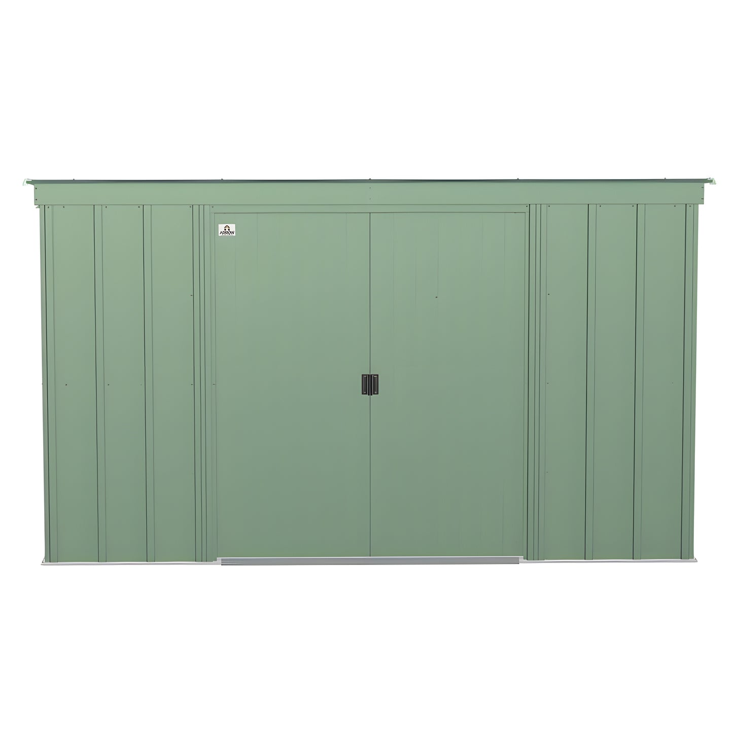 Arrow | Classic Steel Storage Shed, 10x4 ft., Sage Green CLP104SG