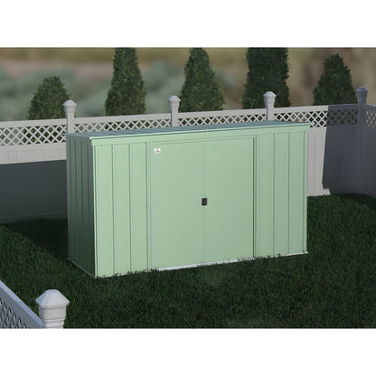 Arrow | Classic Steel Storage Shed, 10x4 ft., Sage Green CLP104SG
