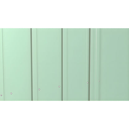 Arrow | Classic Steel Storage Shed, 10x4 ft., Sage Green CLP104SG