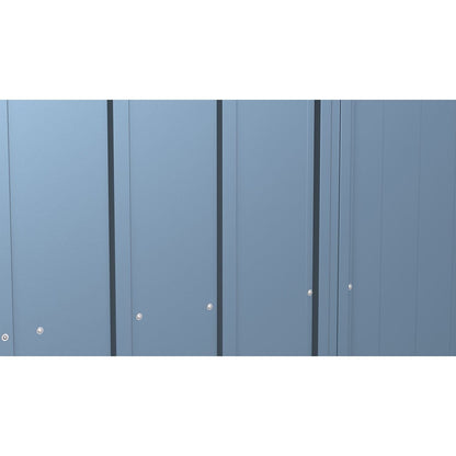 Arrow | Classic Steel Storage Shed, 8x4 ft., Blue Grey CLP84BG