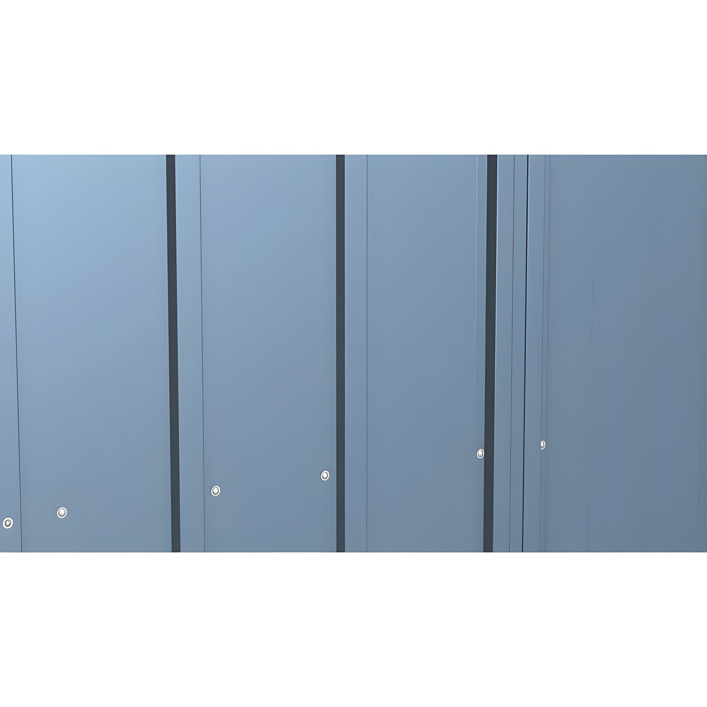 Arrow | Classic Steel Storage Shed, 8x4 ft., Blue Grey CLP84BG