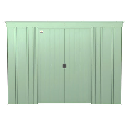 Arrow | Classic Steel Storage Shed, 8x4 ft., Sage Green CLP84SG
