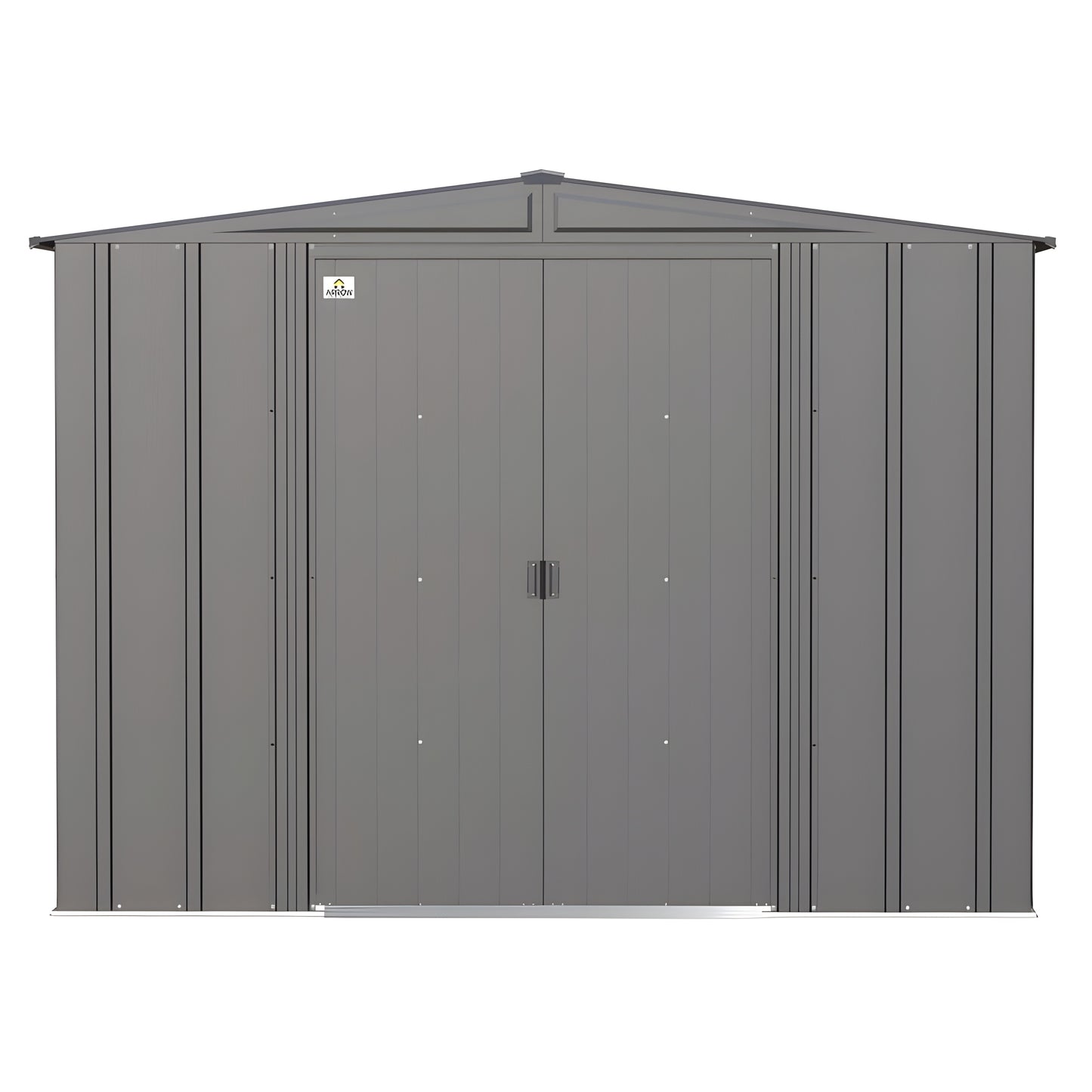 Arrow | Classic Steel Storage Shed, 8x6 ft., Charcoal CLG86CC-01