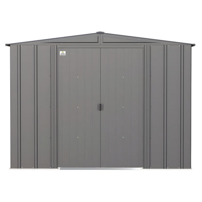Arrow | Classic Steel Storage Shed, 8x6 ft., Charcoal CLG86CC-01
