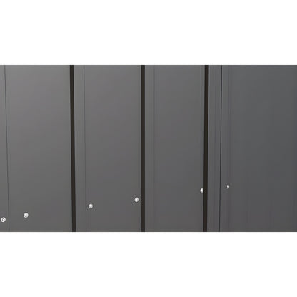Arrow | Classic Steel Storage Shed, 8x6 ft., Charcoal CLG86CC-01