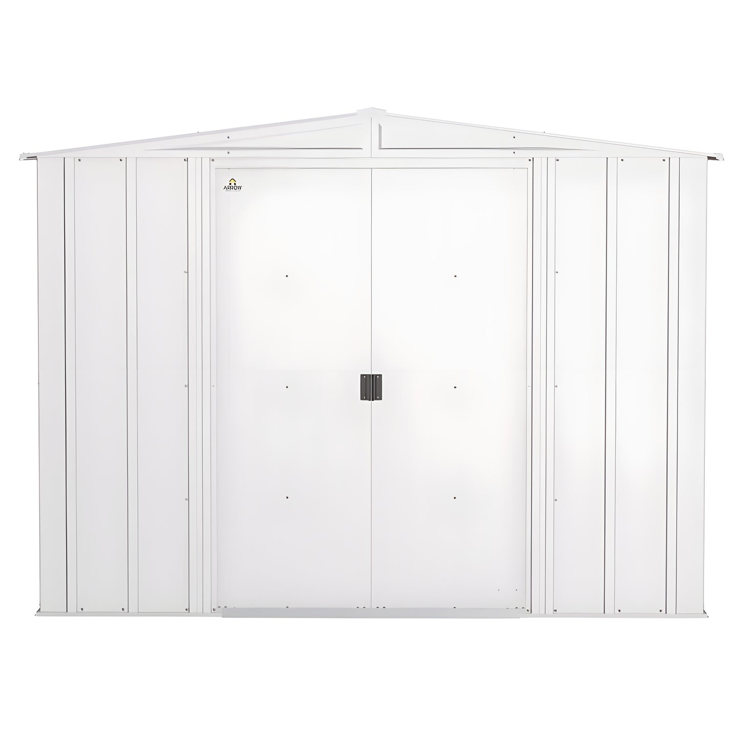 Arrow | Classic Steel Storage Shed, 8x8 ft., Flute Grey CLG88FG
