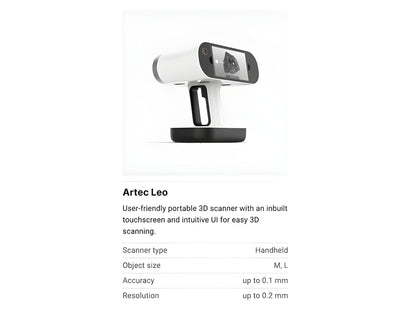 Artec Leo 3D Scanner Premium Pack (EDU)