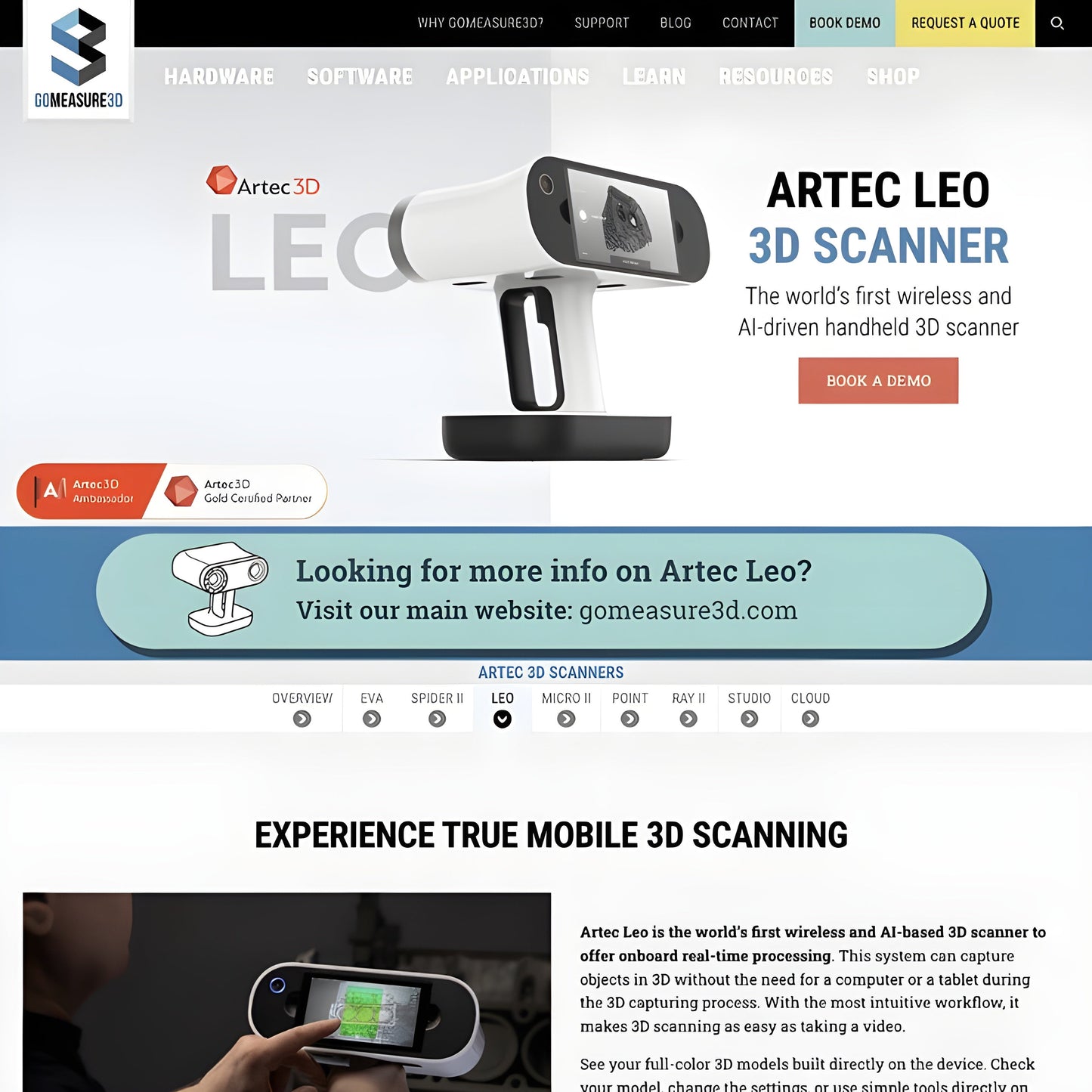 Artec Leo 3D Scanner