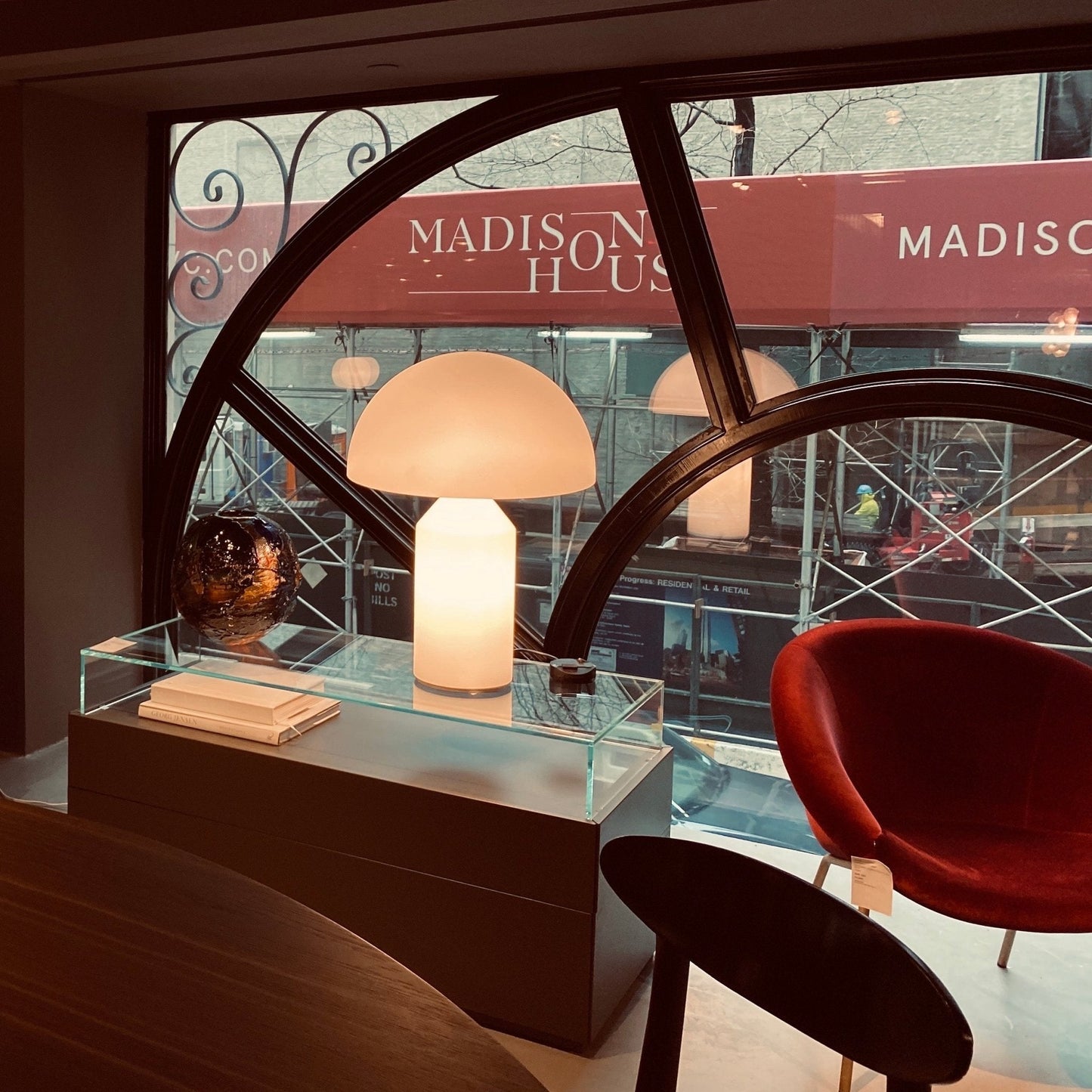 Oluce Atollo Glass Table Lamp - OL-ATOLLO-236-WH