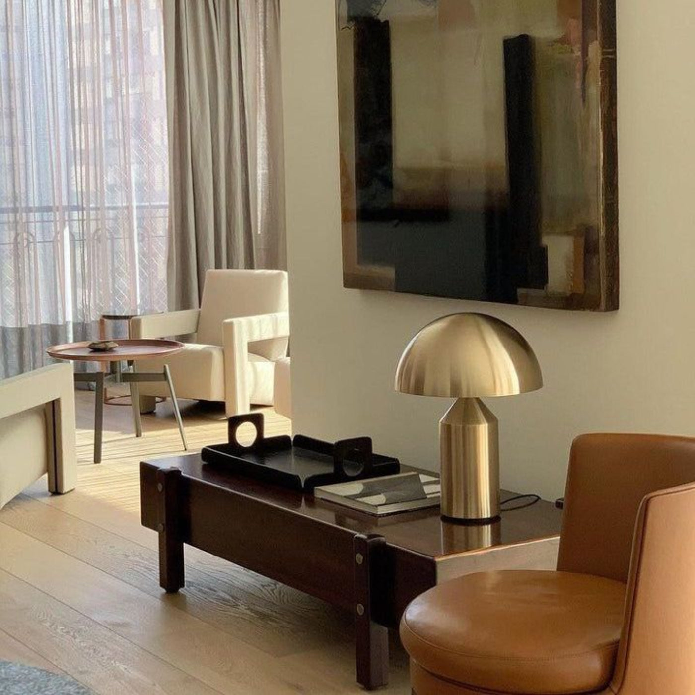 Oluce Atollo Metal Table Lamp - OL-ATOLLO-238-BR