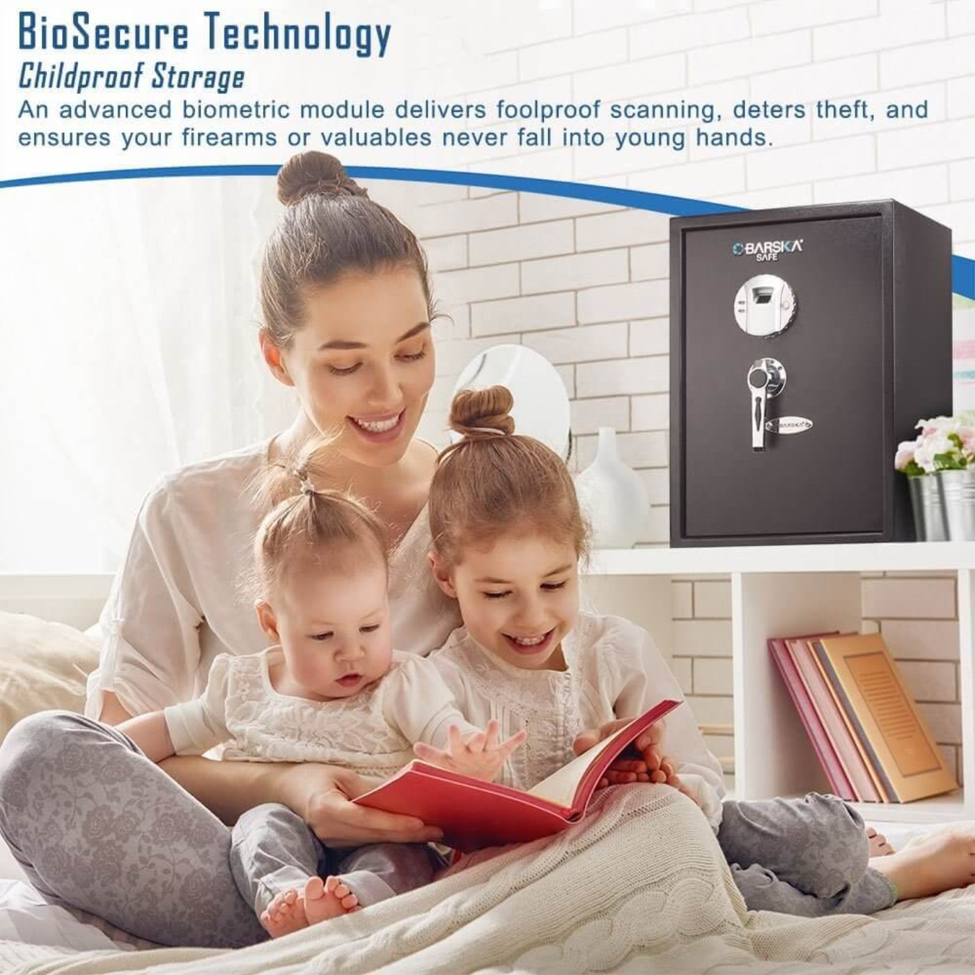 Liberty Safe Barska Large Biometric Fingerprint Safe AX11650 - ONL BAR-AX11650