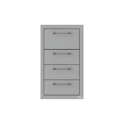 Alfresco 17- Inch Paper Towel Holder with Three Drawers - Axe-3drth-Sc