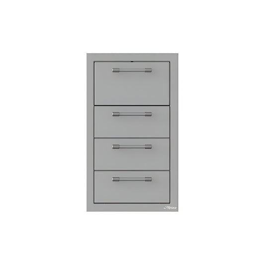 Alfresco 17- Inch Paper Towel Holder with Three Drawers - Axe-3drth-Sc