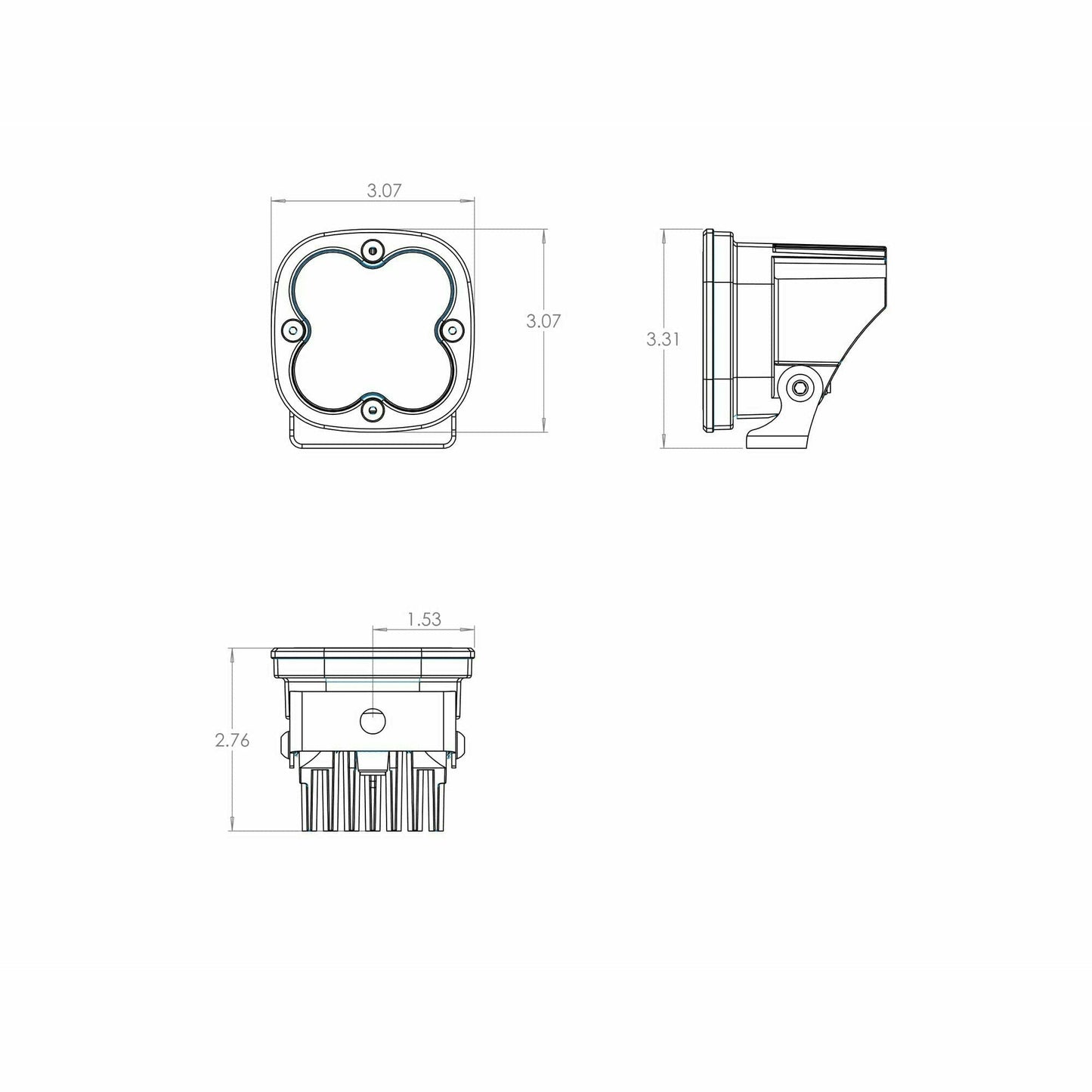 Baja Designs Squadron Pro LED Light Pods (Pair) - 497801