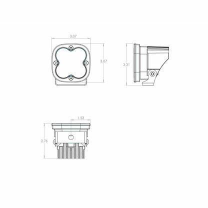Baja Designs Squadron Pro LED Light Pods (Pair) - 497801