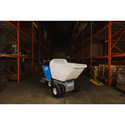 Bartell Morrison Concrete Power Buggy, 17 Cu Feet, 2500lb Load, Poly/Steel Bucket - DB17 - Backyard Provider