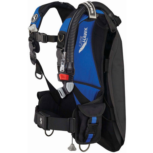 Scubapro Litehawk BC/BCD with Balanced Power Inflator Lightweight Scuba Diving Buoyancy Compensator - BCD272 01-XS/S