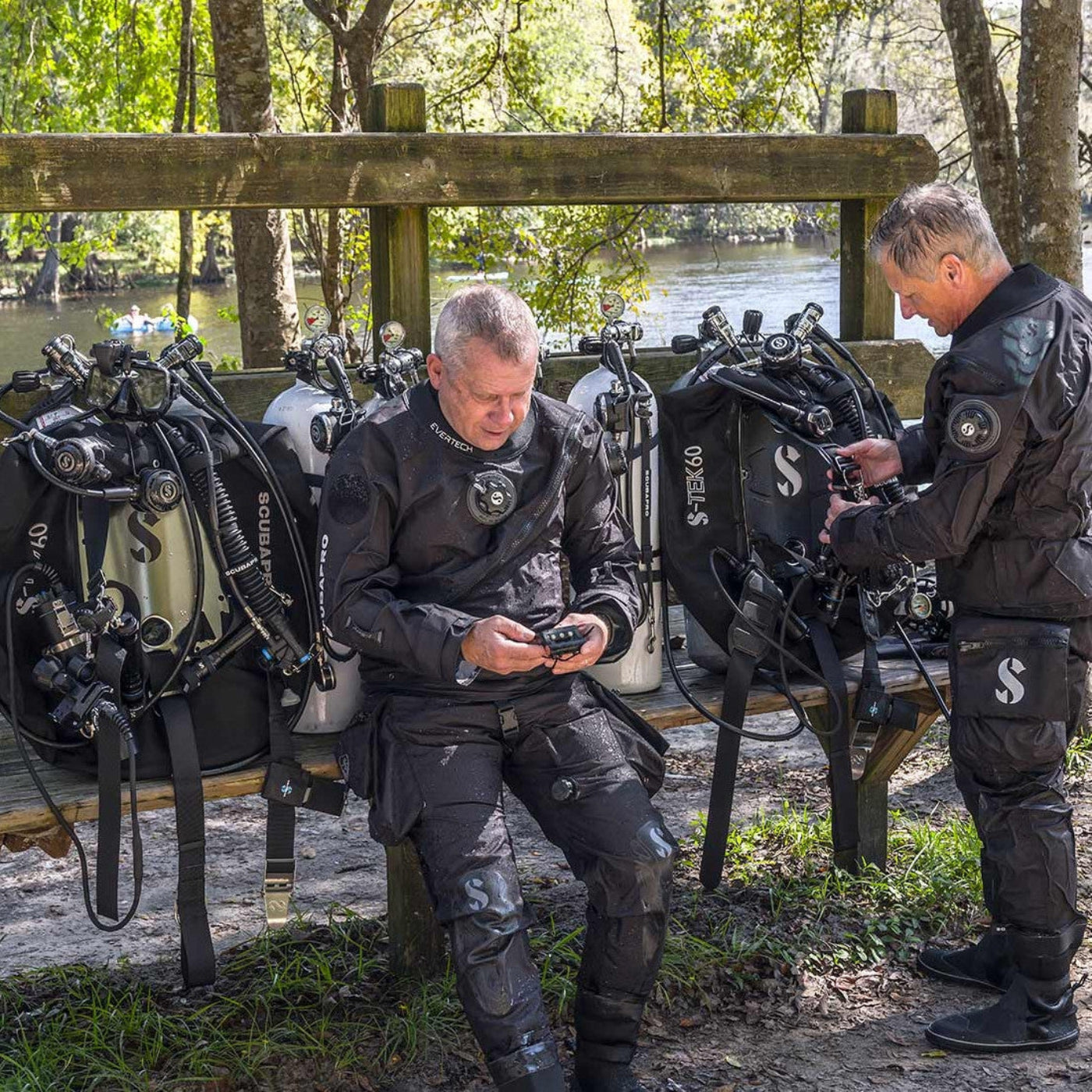 Scubapro S-TEK PURE Harness System With Stainless Steel Backplate For Scuba Diving - BCD362 22.241.001