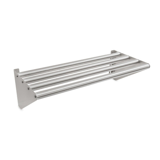 John Boos BHS1672-T Wall-Mount 72" W x 16" D Tubular Shelf